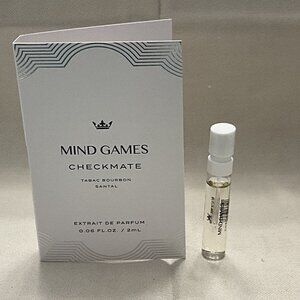 Mind Games CHECKMATE Extrait de Parfum 2ml/ 0.06 oz Sample NIB